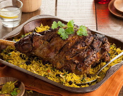 Lamb Whole Leg Dum Biryani - Deli Bite Catering