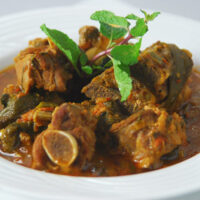 Mutton Ladyfingers (Bhindi Gosht) - Deli Bite Catering