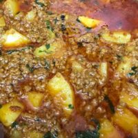 Qeema Methi Aalu - Deli Bite Catering