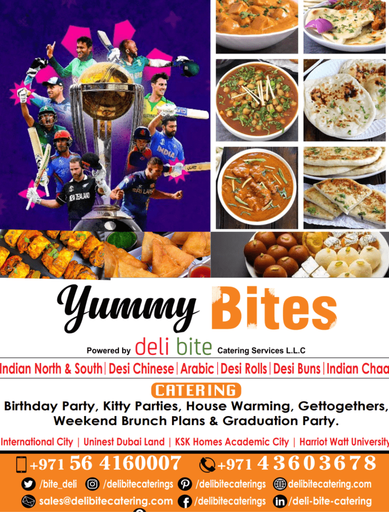 Deli Bite Dubai: Exciting Discounts for the ICC Cricket World Cup Season!