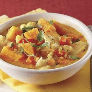 Curried Cauliflower And Lentil Soup